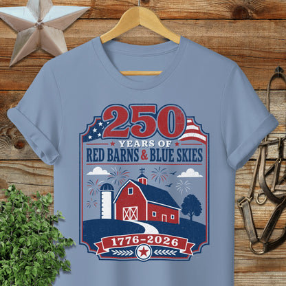 Red Barns & Blue Skies Softstyle Tee