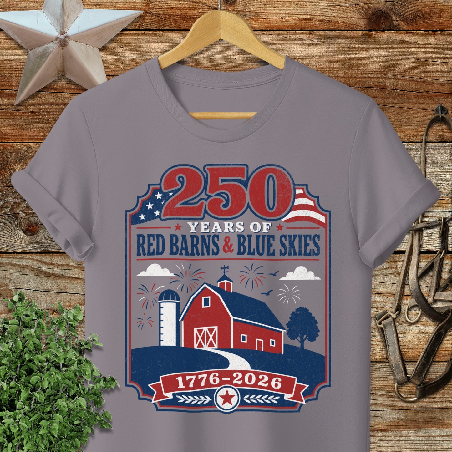 Red Barns & Blue Skies Softstyle Tee