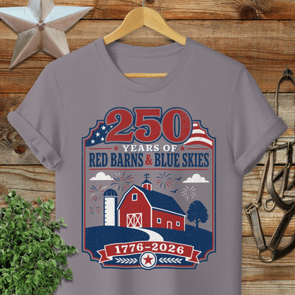 Red Barns & Blue Skies Softstyle Tee