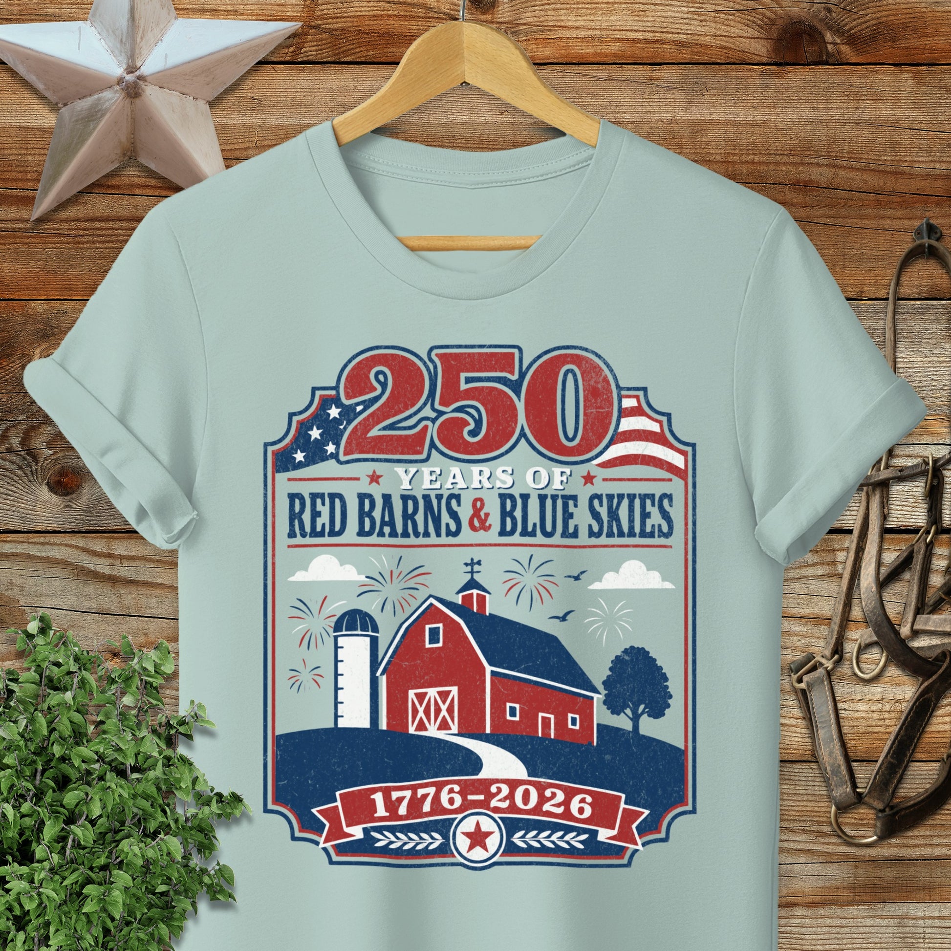 Red Barns & Blue Skies Softstyle Tee
