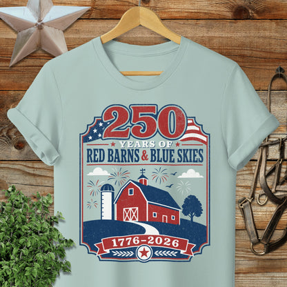 Red Barns & Blue Skies Softstyle Tee