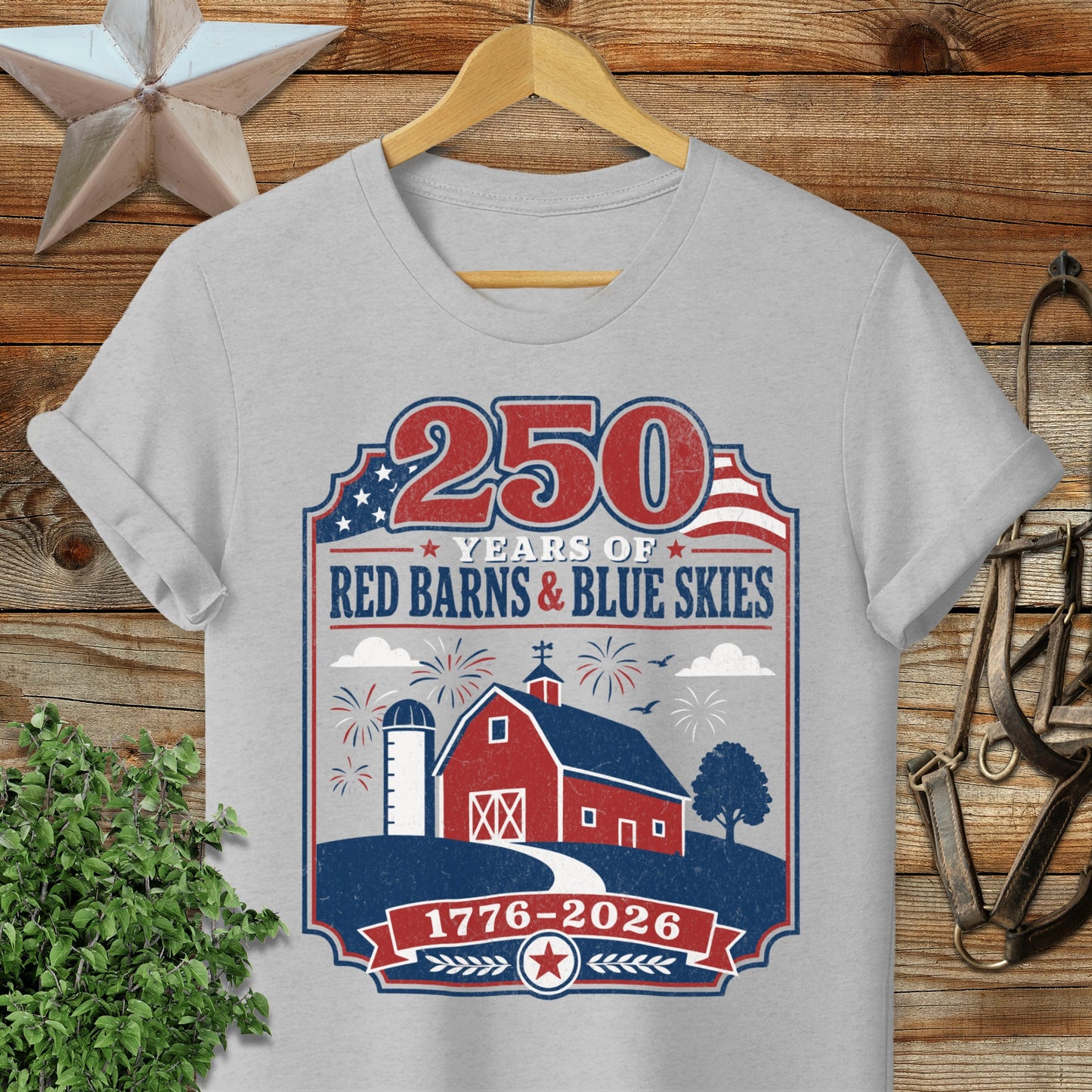 Red Barns & Blue Skies Softstyle Tee