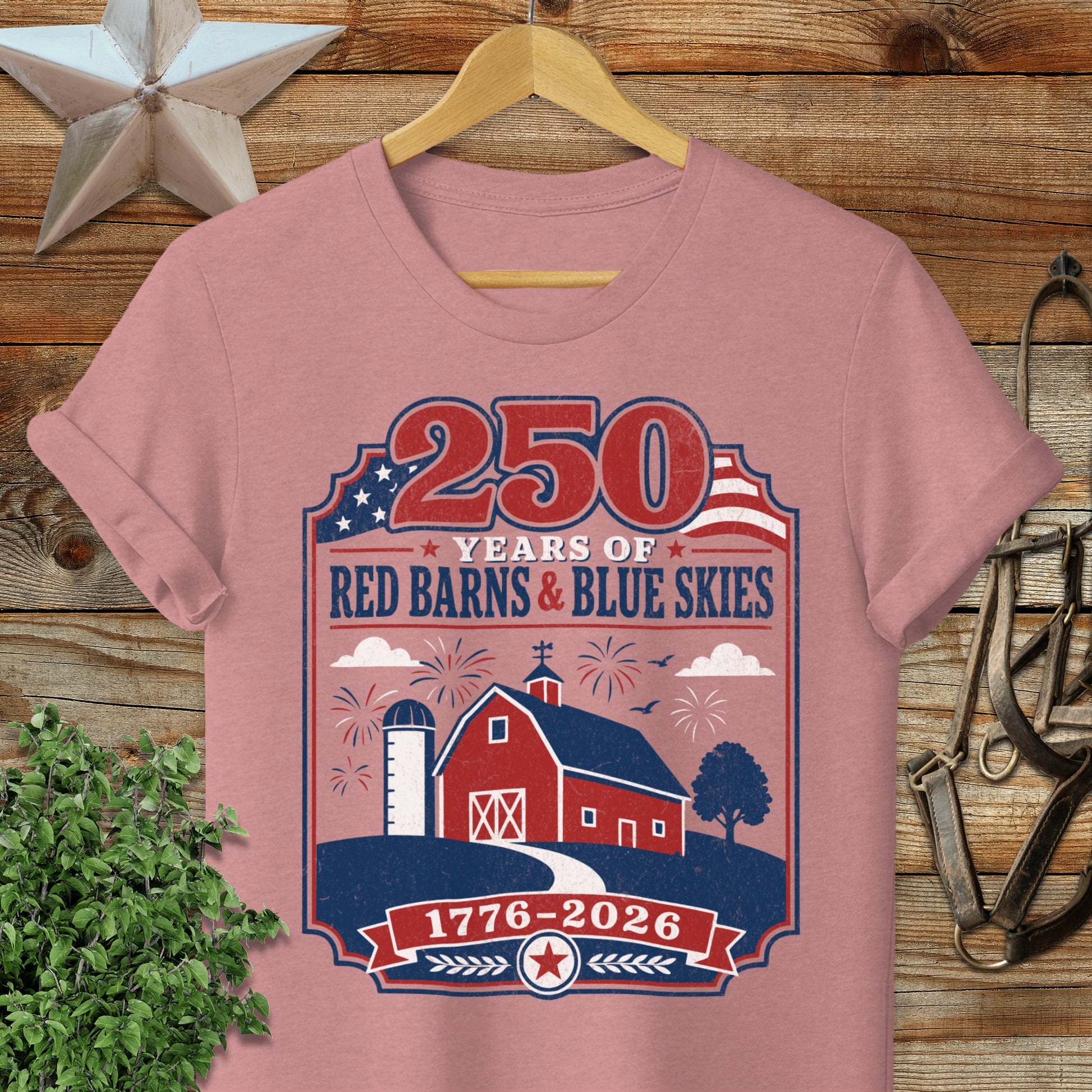 Red Barns & Blue Skies Softstyle Tee