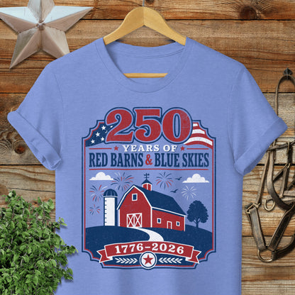Red Barns & Blue Skies Softstyle Tee