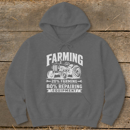 Repairing Equipment Hoodie - Dark Heather