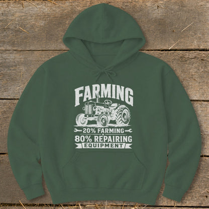 Repairing Equipment Hoodie - Forest Green