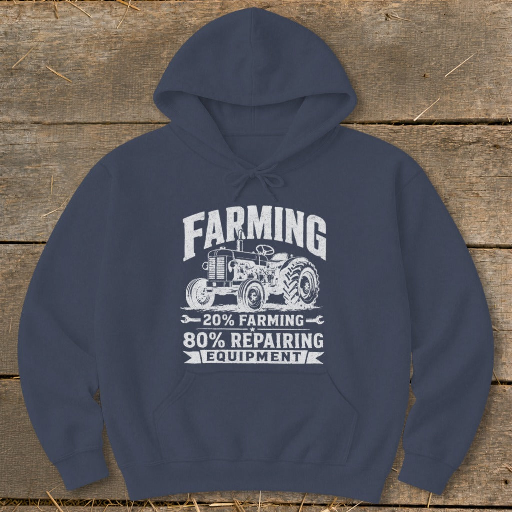 Repairing Equipment Hoodie - Navy