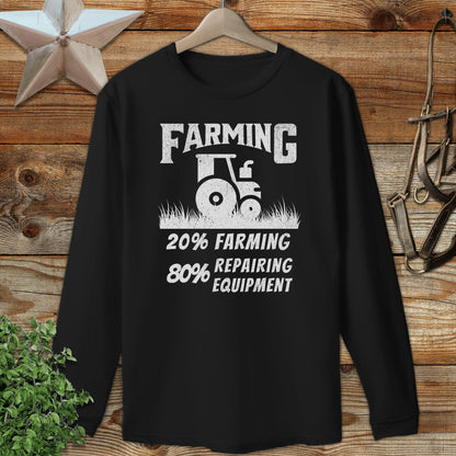 Repairing Equipment Long Sleeve Tee