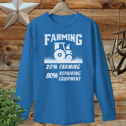 Repairing Equipment Long Sleeve Tee