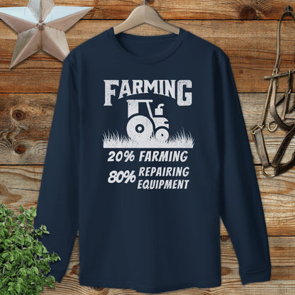 Repairing Equipment Long Sleeve Tee