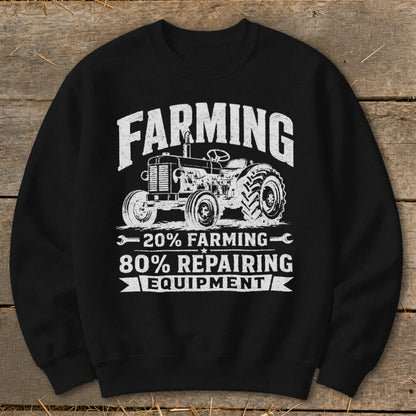 Repairing Equipment Sweatshirt - Black