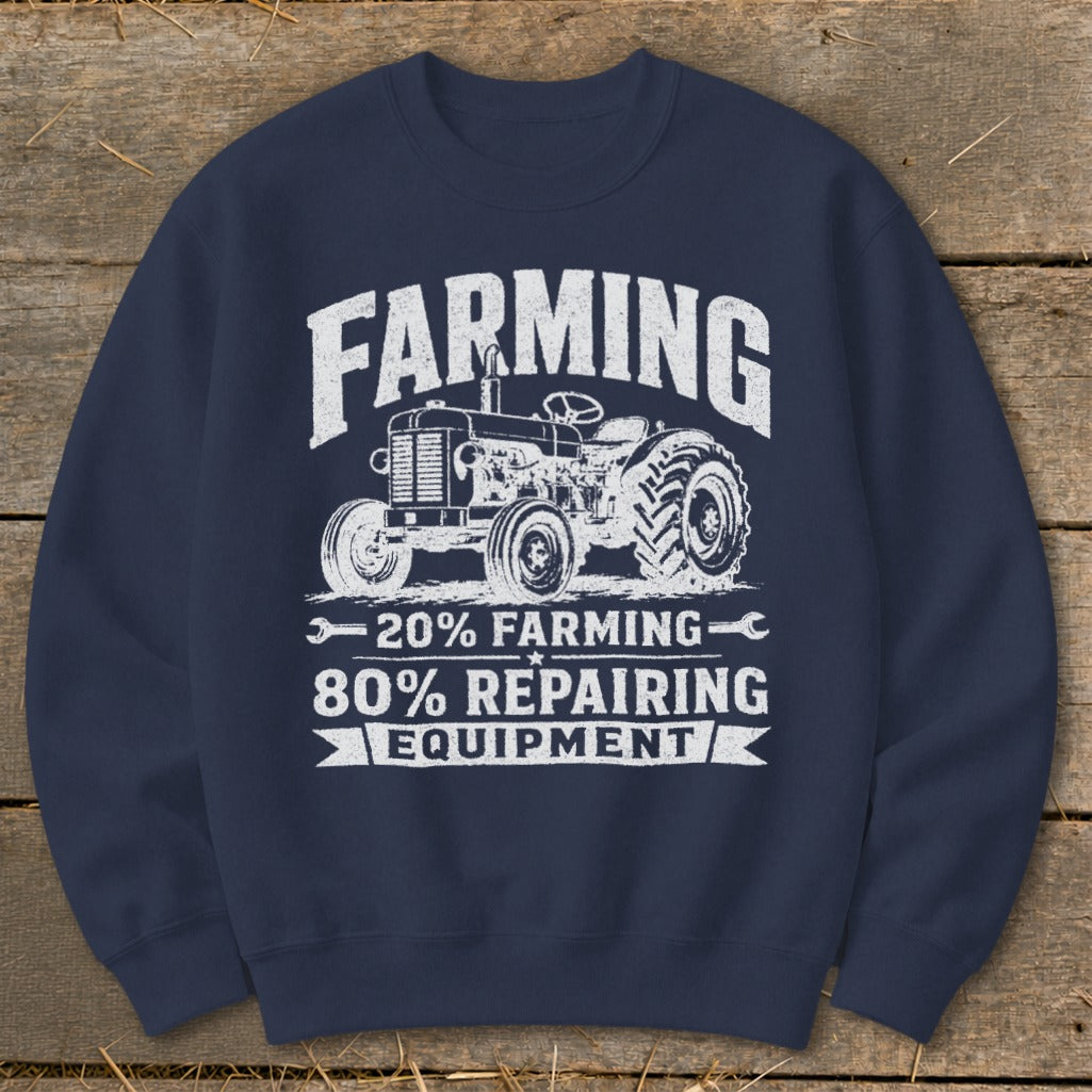 Repairing Equipment Sweatshirt - Navy