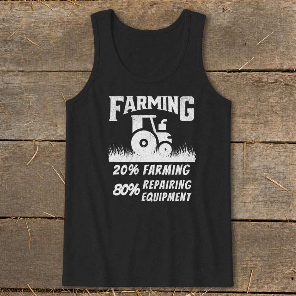 Repairing Equipment Tank Top - Black