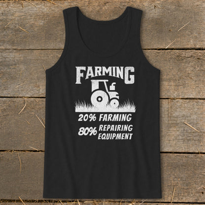 Repairing Equipment Tank Top - Black