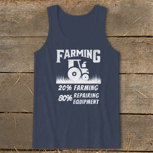 Repairing Equipment Tank Top - Navy