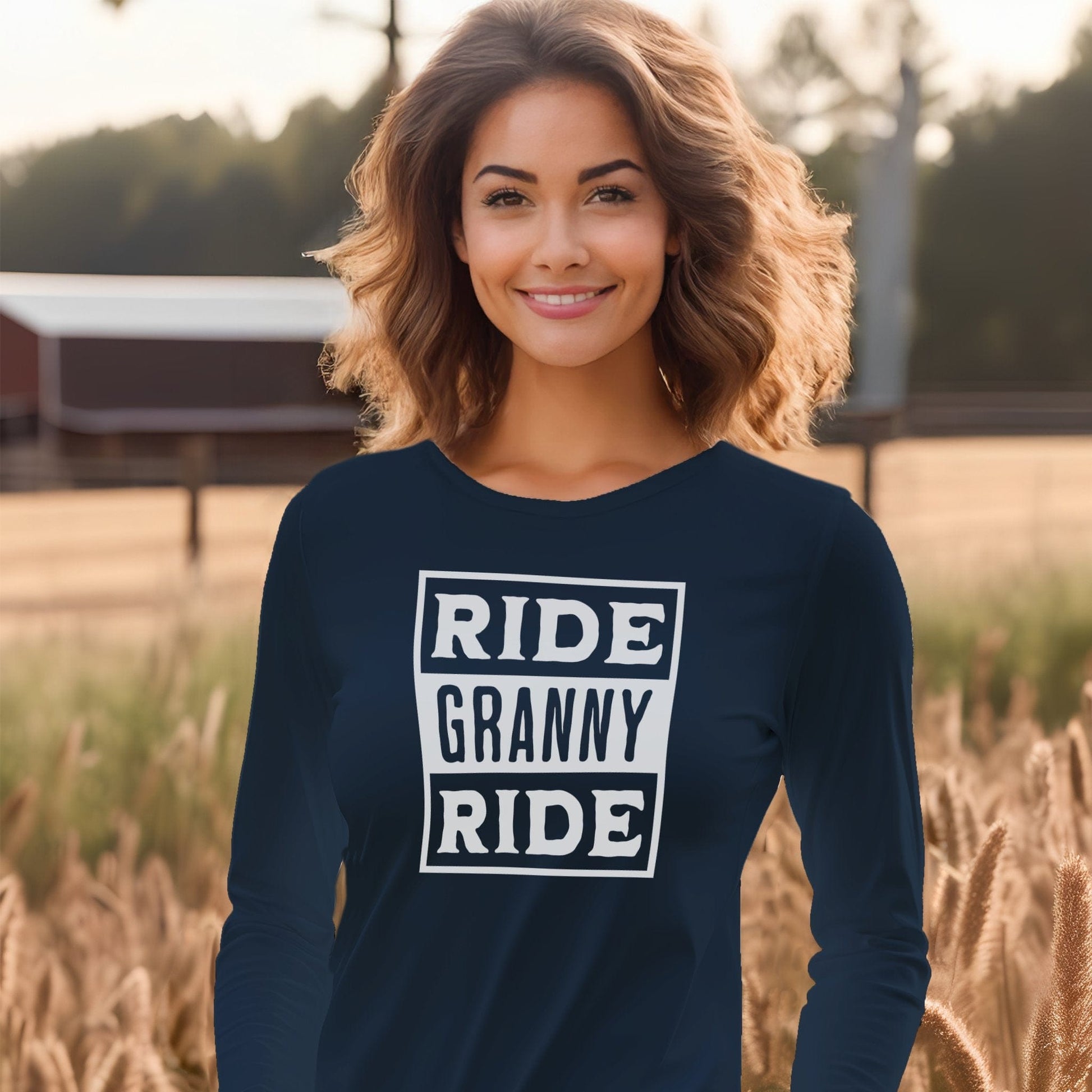Ride Granny Ride Long Sleeve Tee