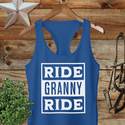 Ride Granny Ride Racerback Tank