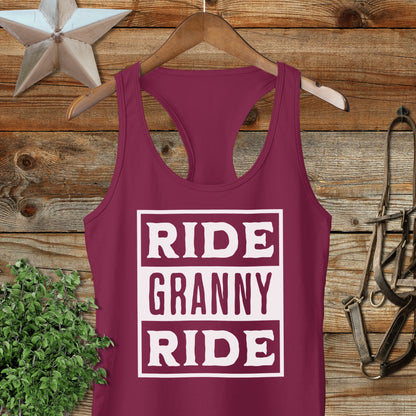 Ride Granny Ride Racerback Tank