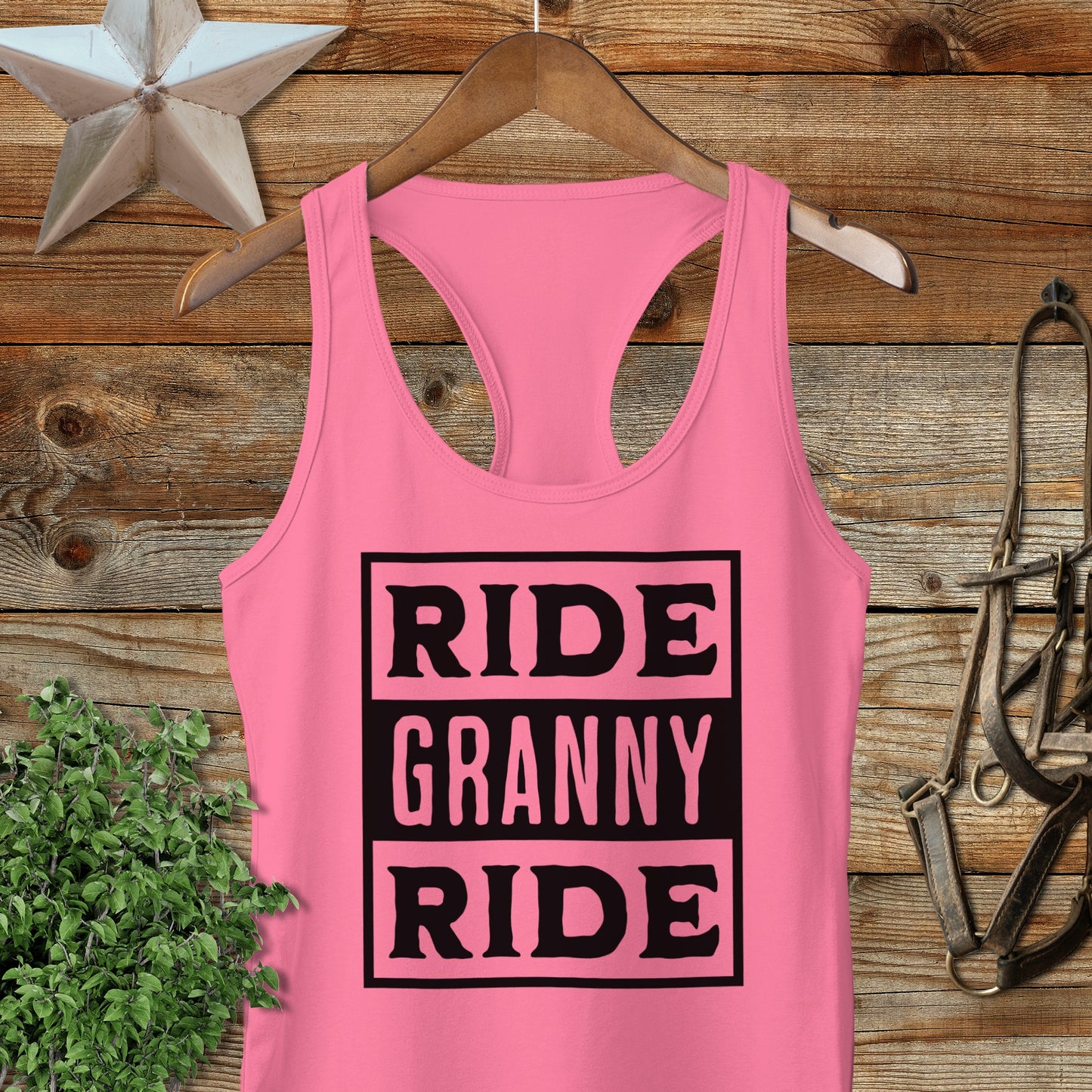 Ride Granny Ride Racerback Tank