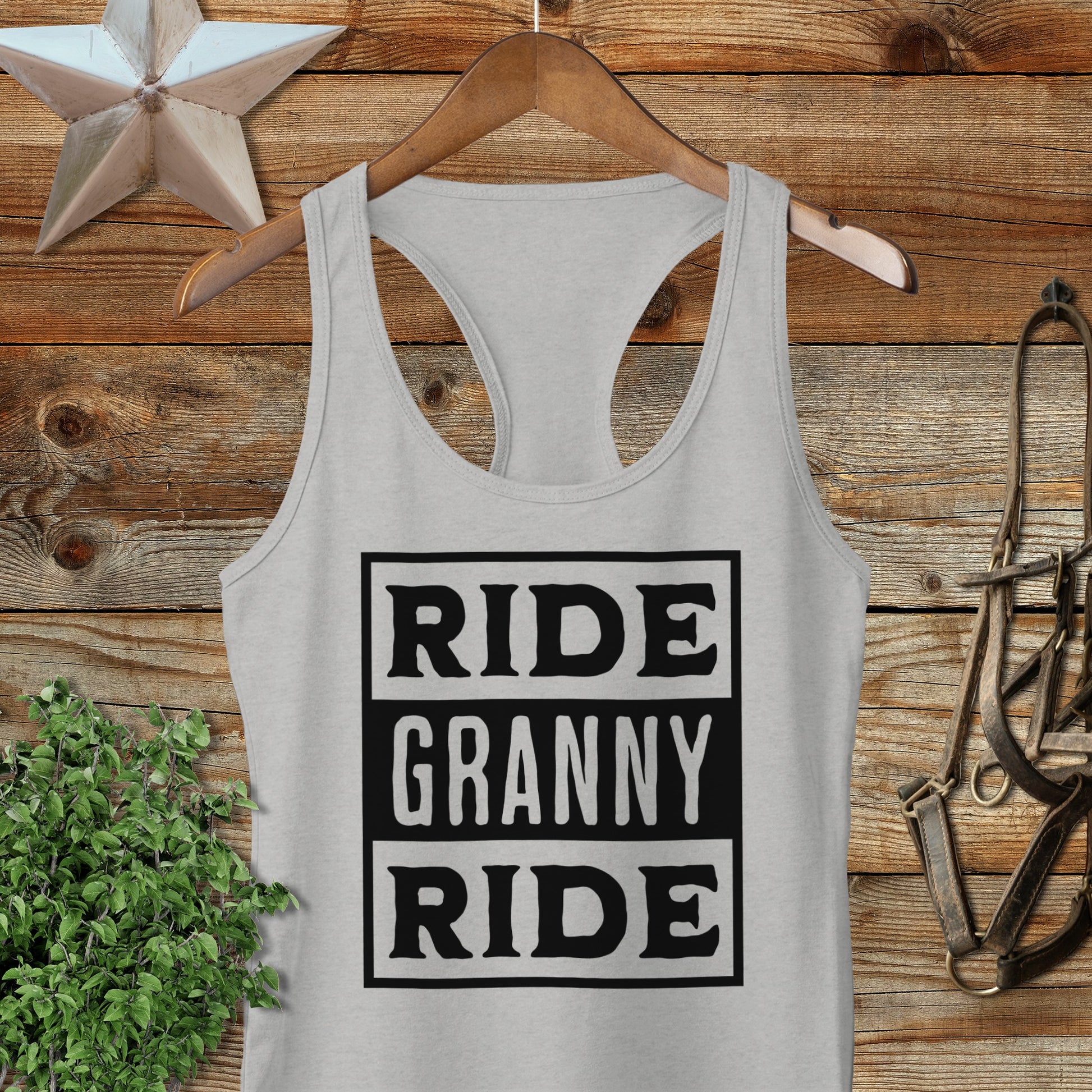 Ride Granny Ride Racerback Tank