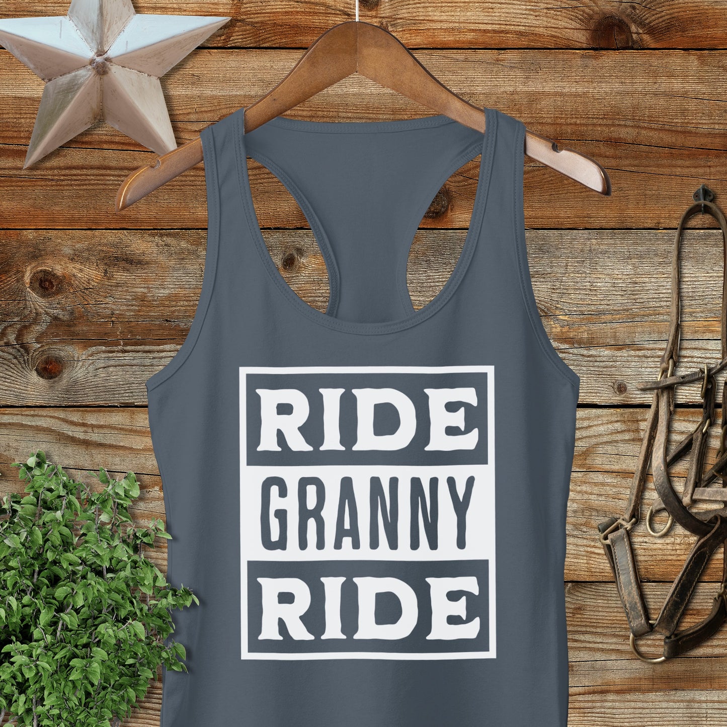 Ride Granny Ride Racerback Tank