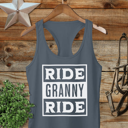 Ride Granny Ride Racerback Tank
