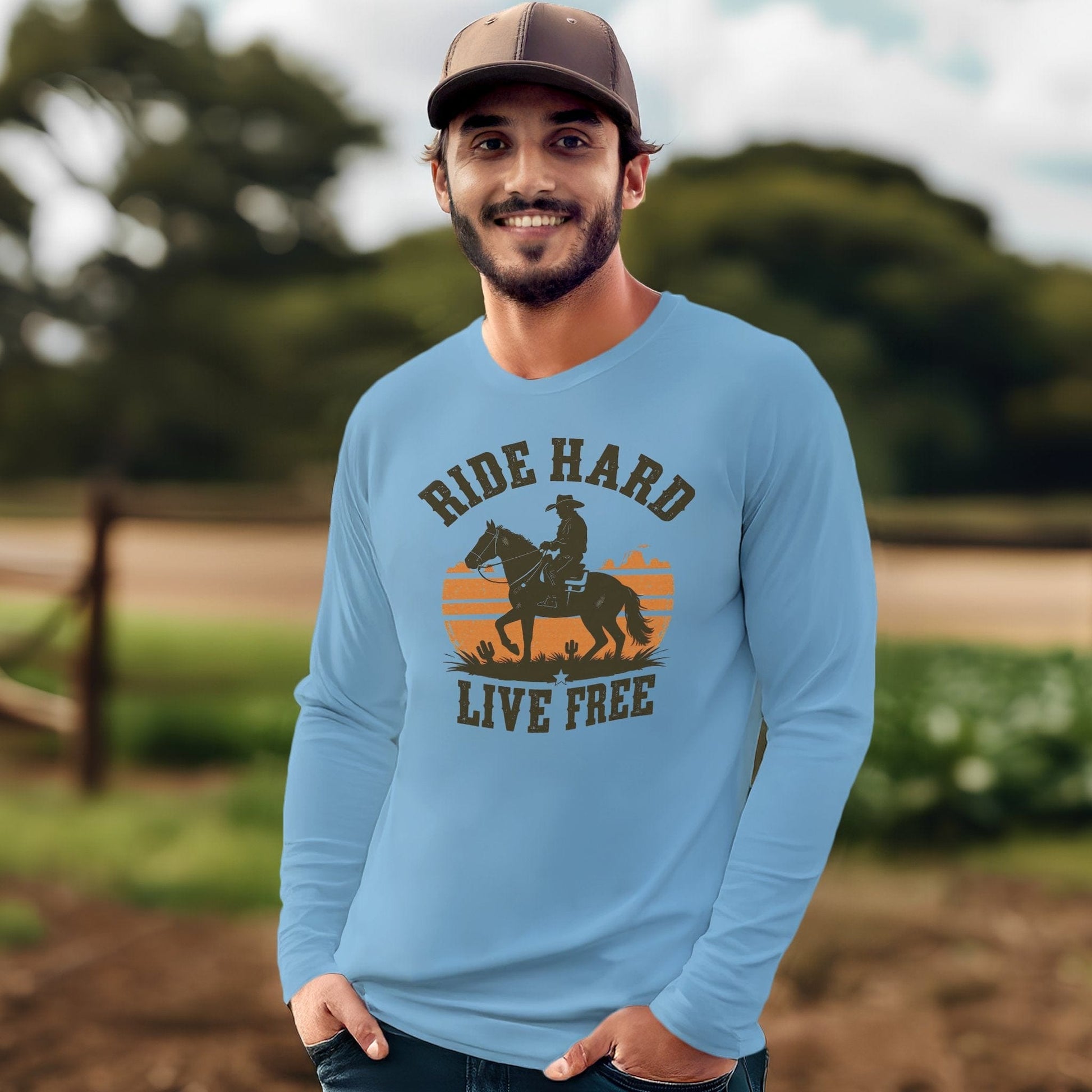 Ride Hard Live Free Long Sleeve Tee