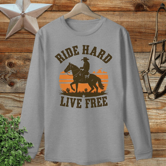 Ride Hard Live Free Long Sleeve Tee