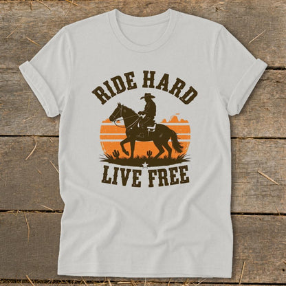 Ride Hard Live Free Softstyle Tee