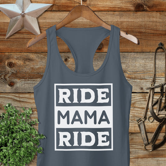 Ride Mama Ride Racerback Tank