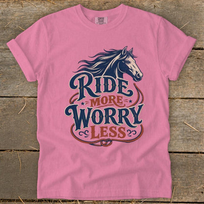 Ride More Worry Less Signature Tee