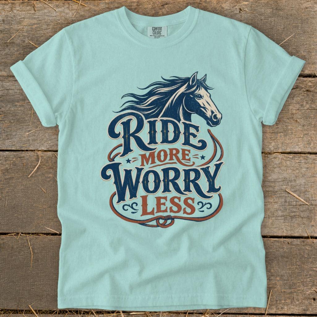 Ride More Worry Less Signature Tee