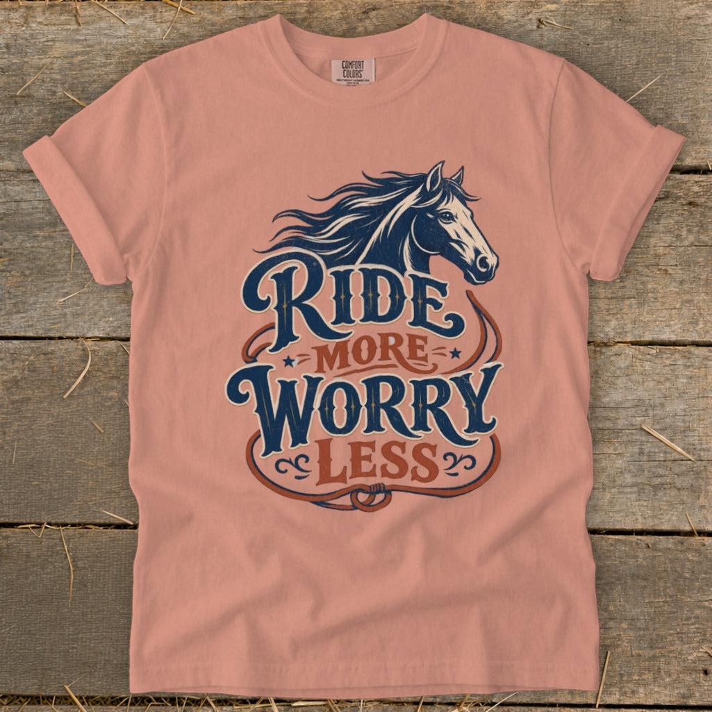 Ride More Worry Less Signature Tee