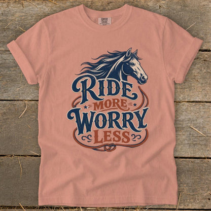 Ride More Worry Less Signature Tee