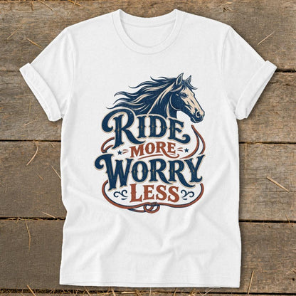 Ride More Worry Less Softstyle Tee