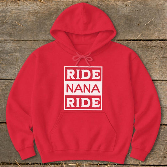 Ride Nana Ride Hoodie - Red