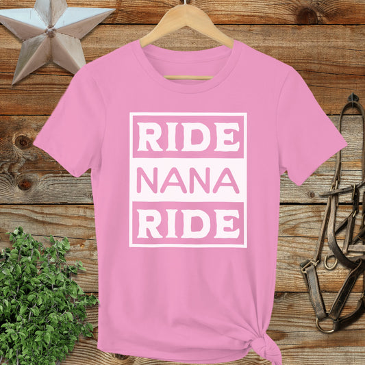 Ride Nana Ride Ladies Tee