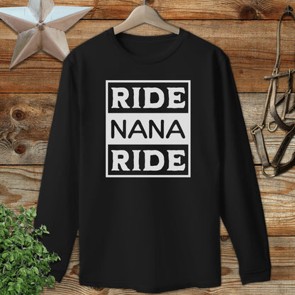 Ride Nana Ride Long Sleeve Tee