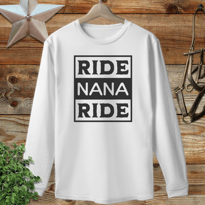 Ride Nana Ride Long Sleeve Tee