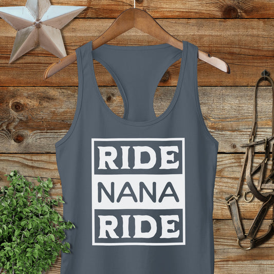 Ride Nana Ride Racerback Tank