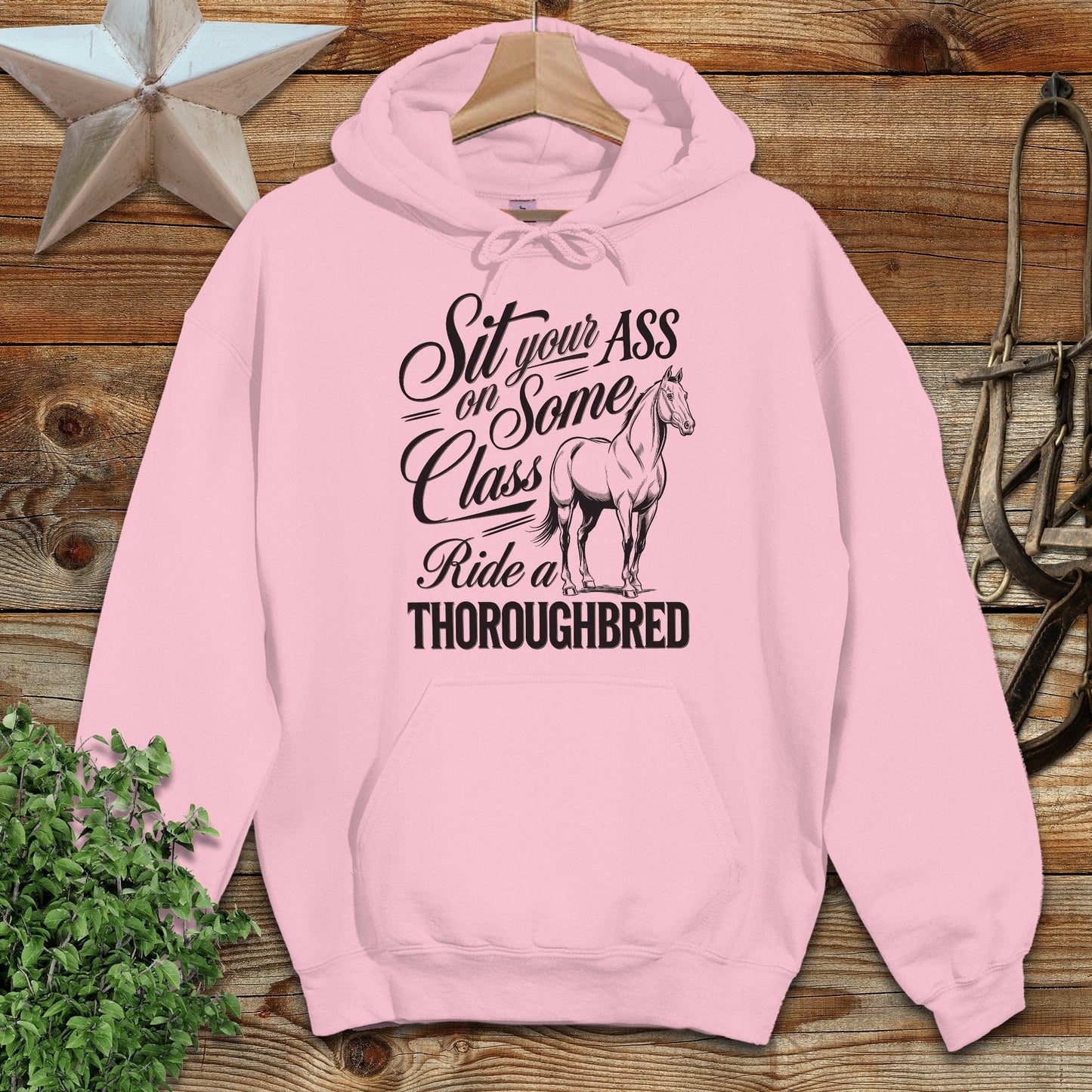 Ride a Thoroughbred Hoodie