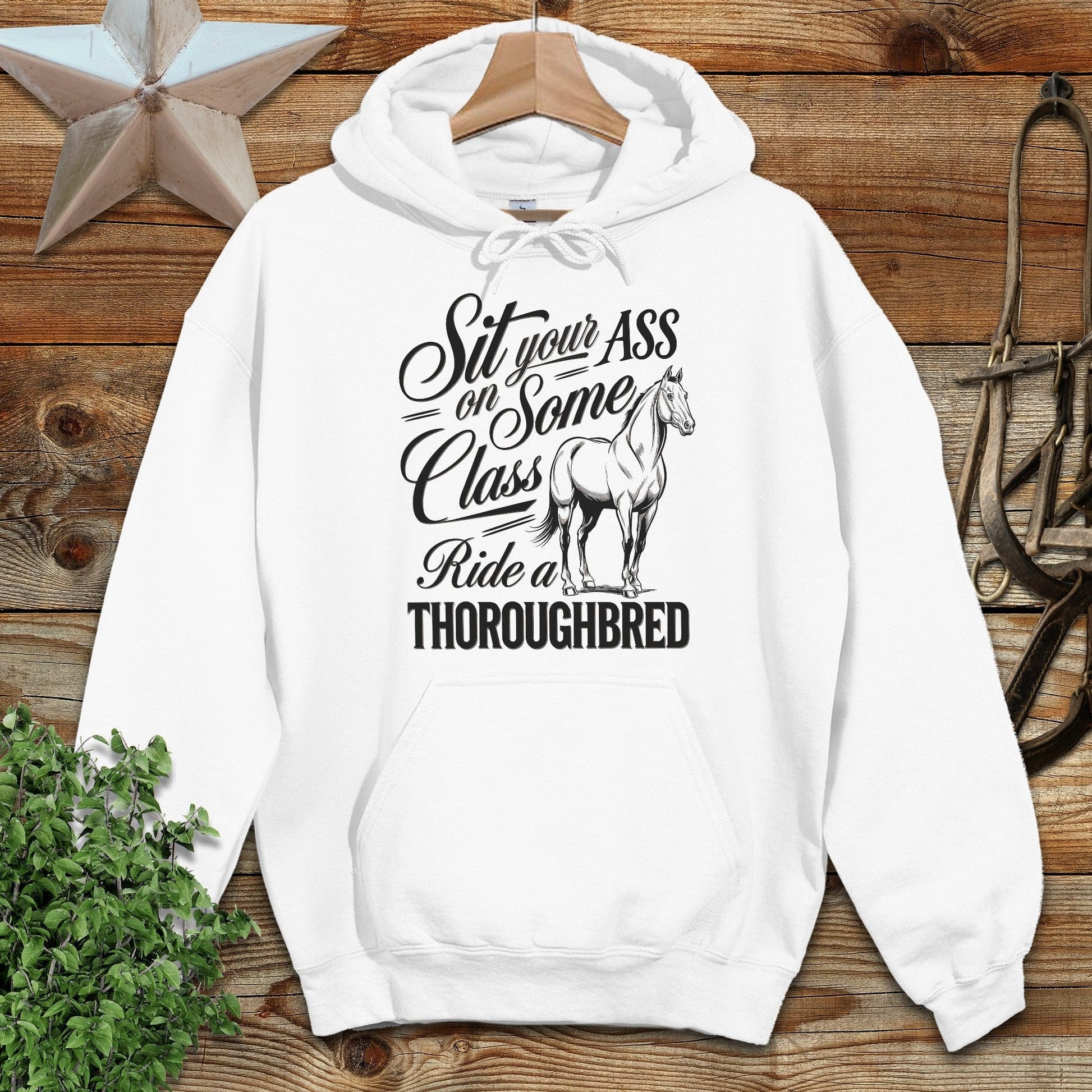 Ride a Thoroughbred Hoodie