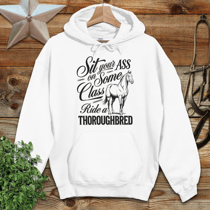 Ride a Thoroughbred Hoodie