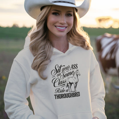 Ride a Thoroughbred Hoodie