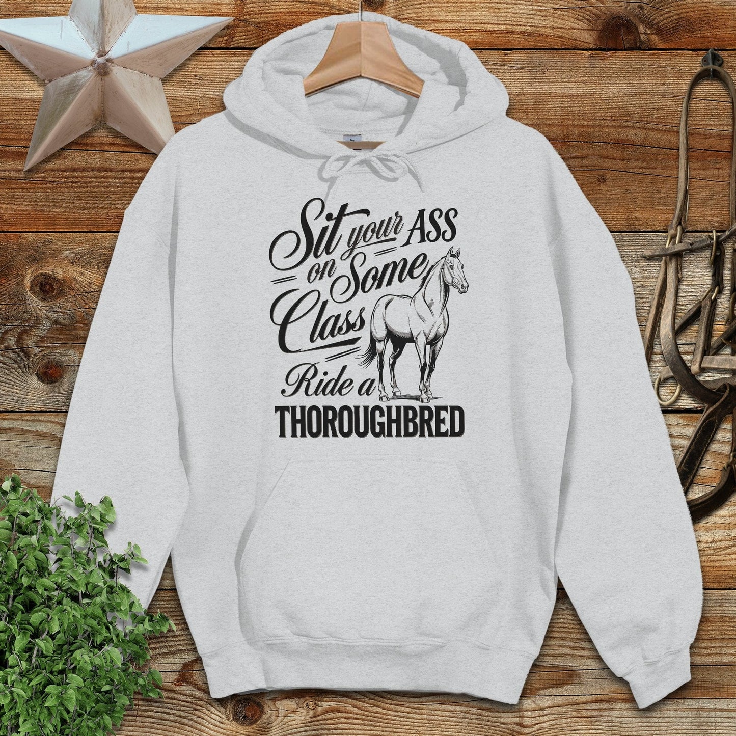 Ride a Thoroughbred Hoodie