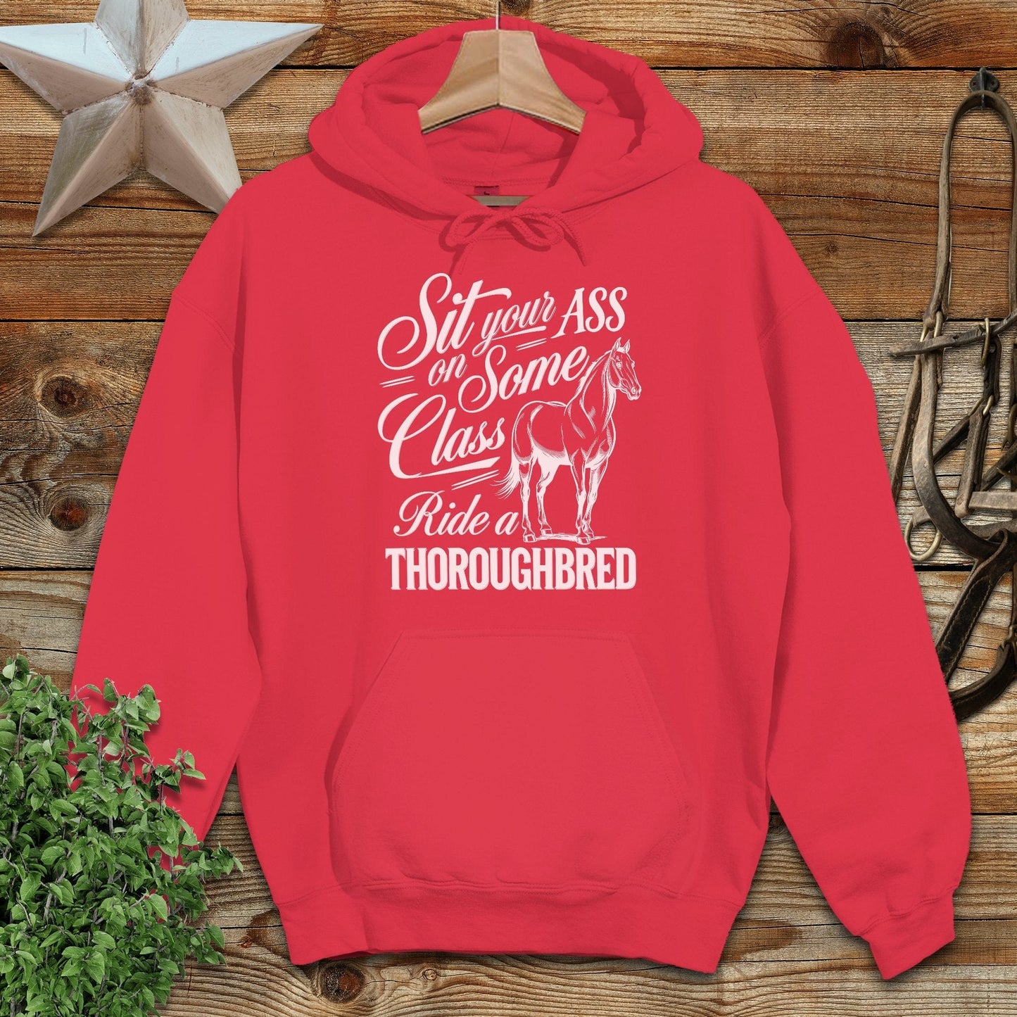 Ride a Thoroughbred Hoodie
