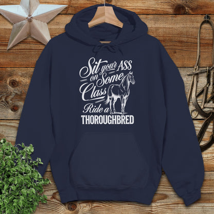 Ride a Thoroughbred Hoodie