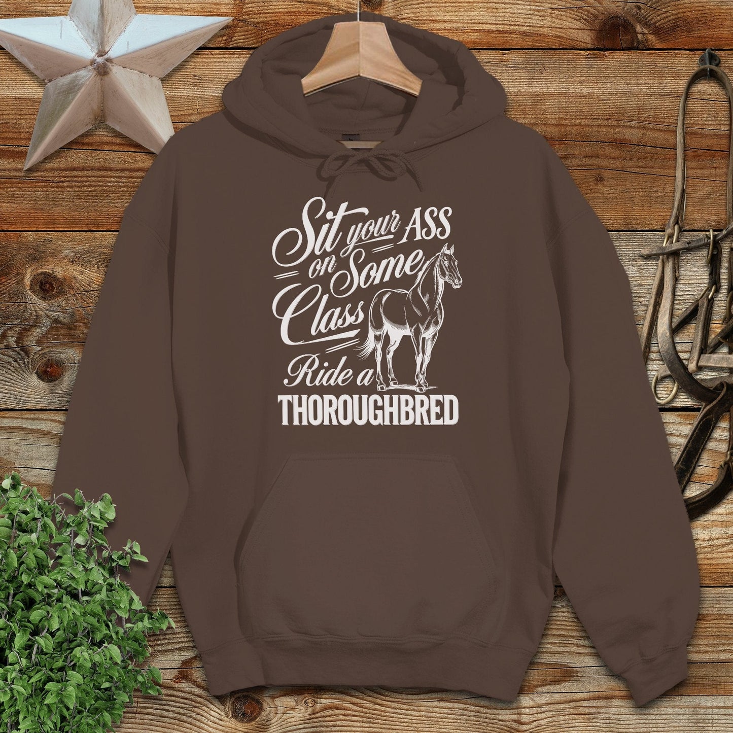 Ride a Thoroughbred Hoodie