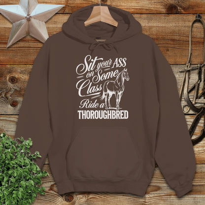 Ride a Thoroughbred Hoodie
