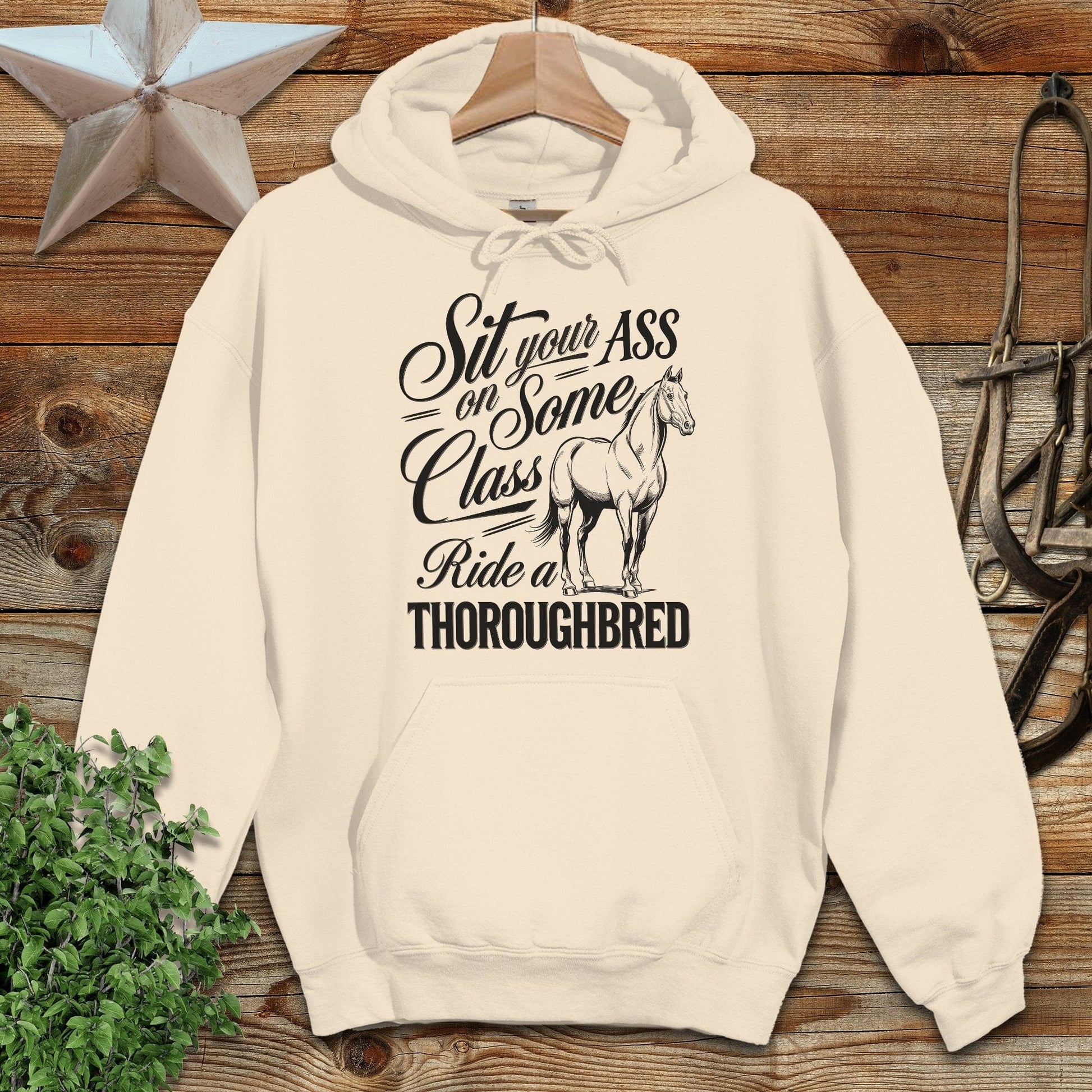 Ride a Thoroughbred Hoodie